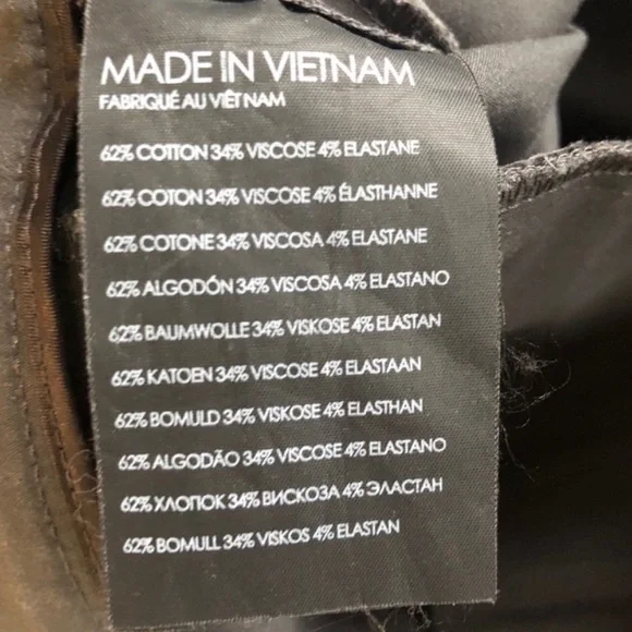 Club Monaco contemporary men’s wear inspired grey cotton slim trouser pant size4 - Picture 6 of 9